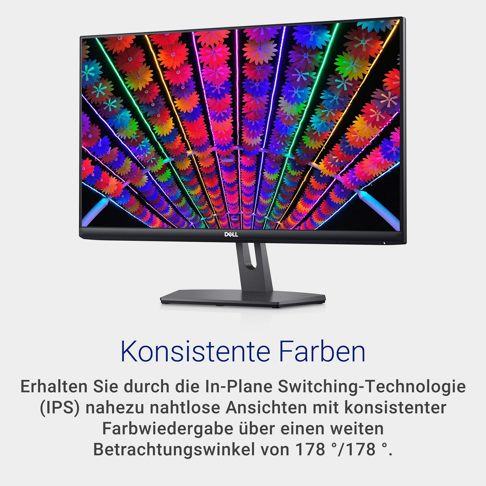 Монітор Dell S2421NX 24-дюймовий Full HD 1920 x 1080 75 Гц IPS Антибліковий 16:9 AMD FreeSync 4 мс Нахил VESA HDMI Чорний/Срібний, фото №2
