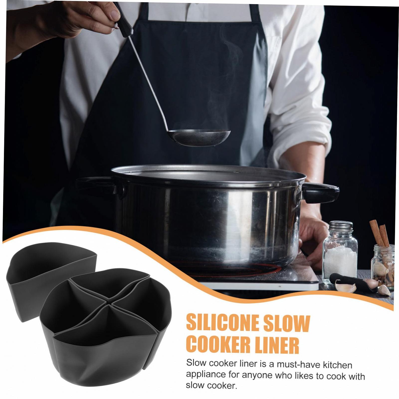 Вкладка PRETYZOOM Силиконовая Вставка 1 Set для Медленноварки Овальная, фото №2 Вкладка PRETYZOOM Силиконовая Вставка 1 Set для Медленноварки Овальная, фото №2