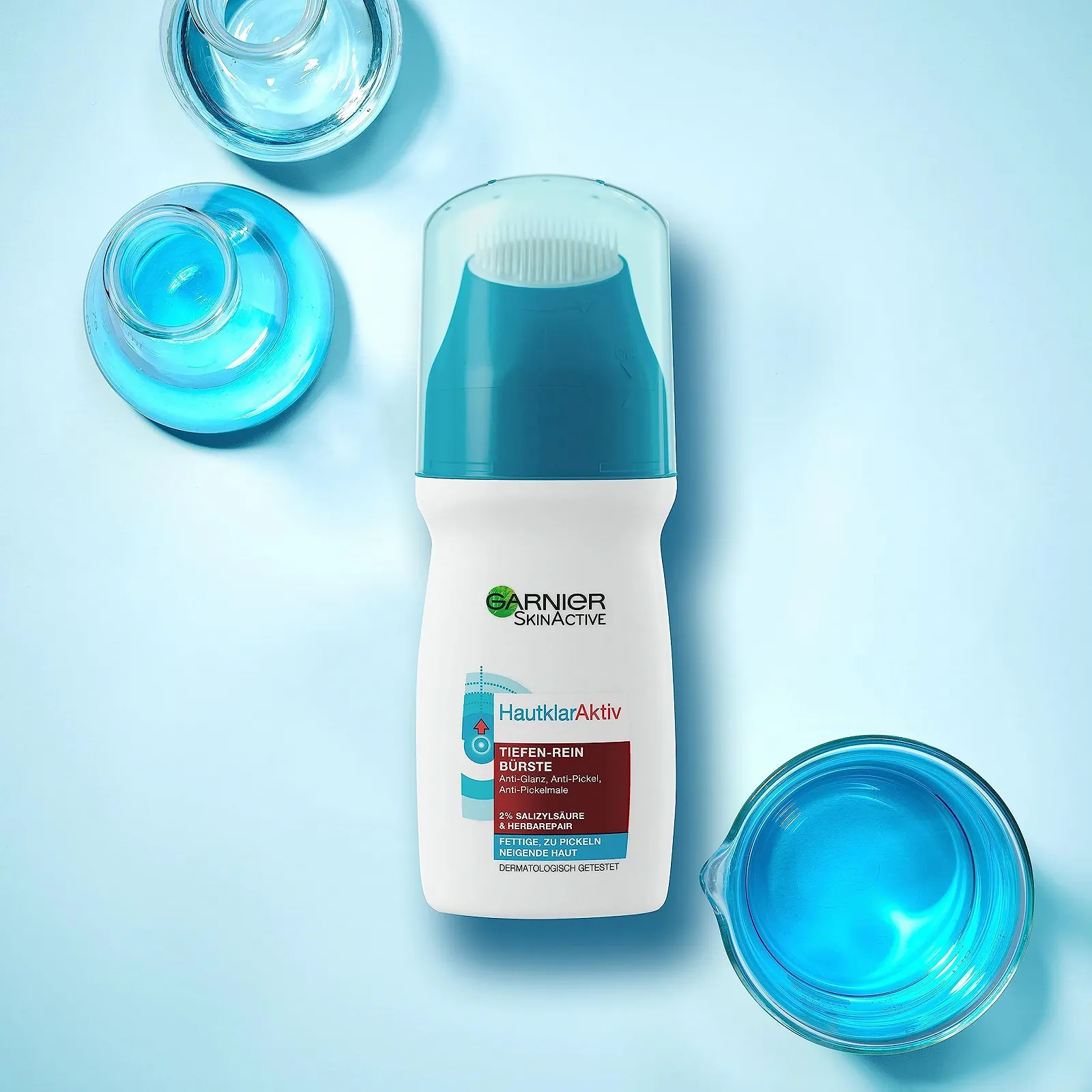 Щітка для вмивання Garnier Active Deep Pure з саліциловою кислотою, для боротьби з прищами, для чистої шкіри, 1 x 150 мл, фото №4