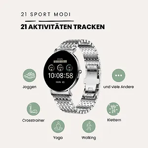 Смарт-часы XCOAST SIONA 2 Серебристый synthetic.ua - Фото 1