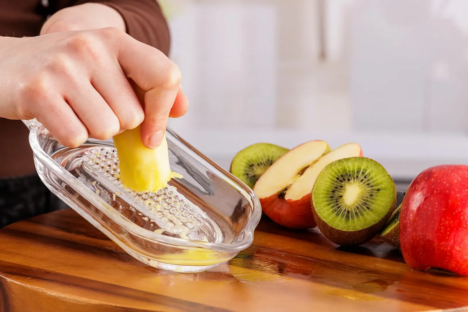 Терка KILNER Яблучна скляна з контейнером, скляна, фото №7