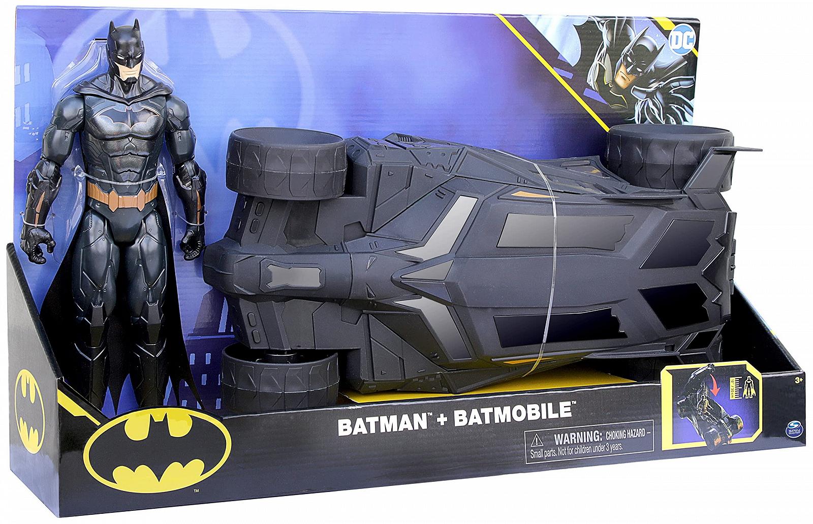 Бетмобіль Batman з відкривним капотом, включає ексклюзивну фігурку Бетмена 30 см, фото №5