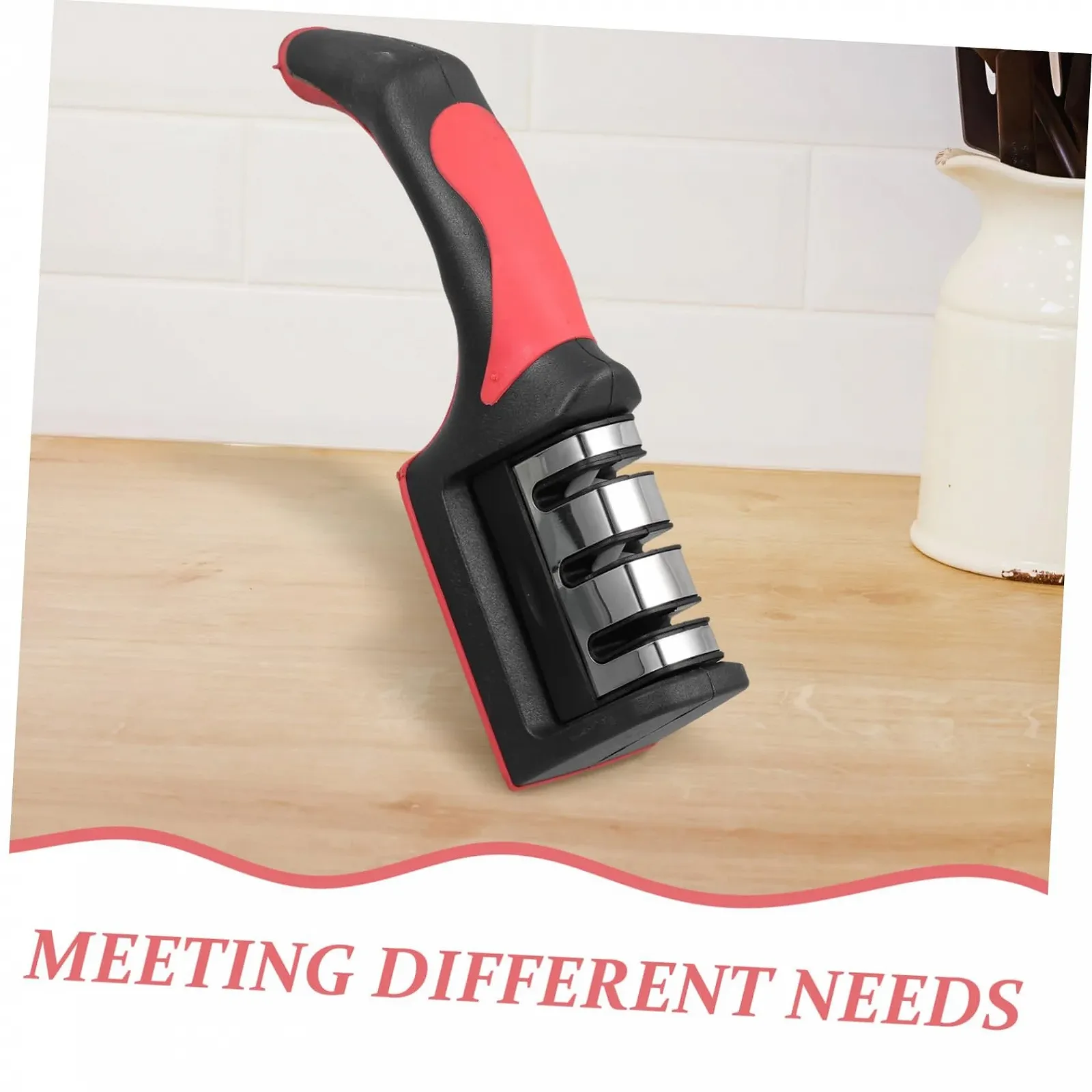 Точило для ножів ERINGOGO триступенева багатофункціональна з нержавіючої сталі, фото №8