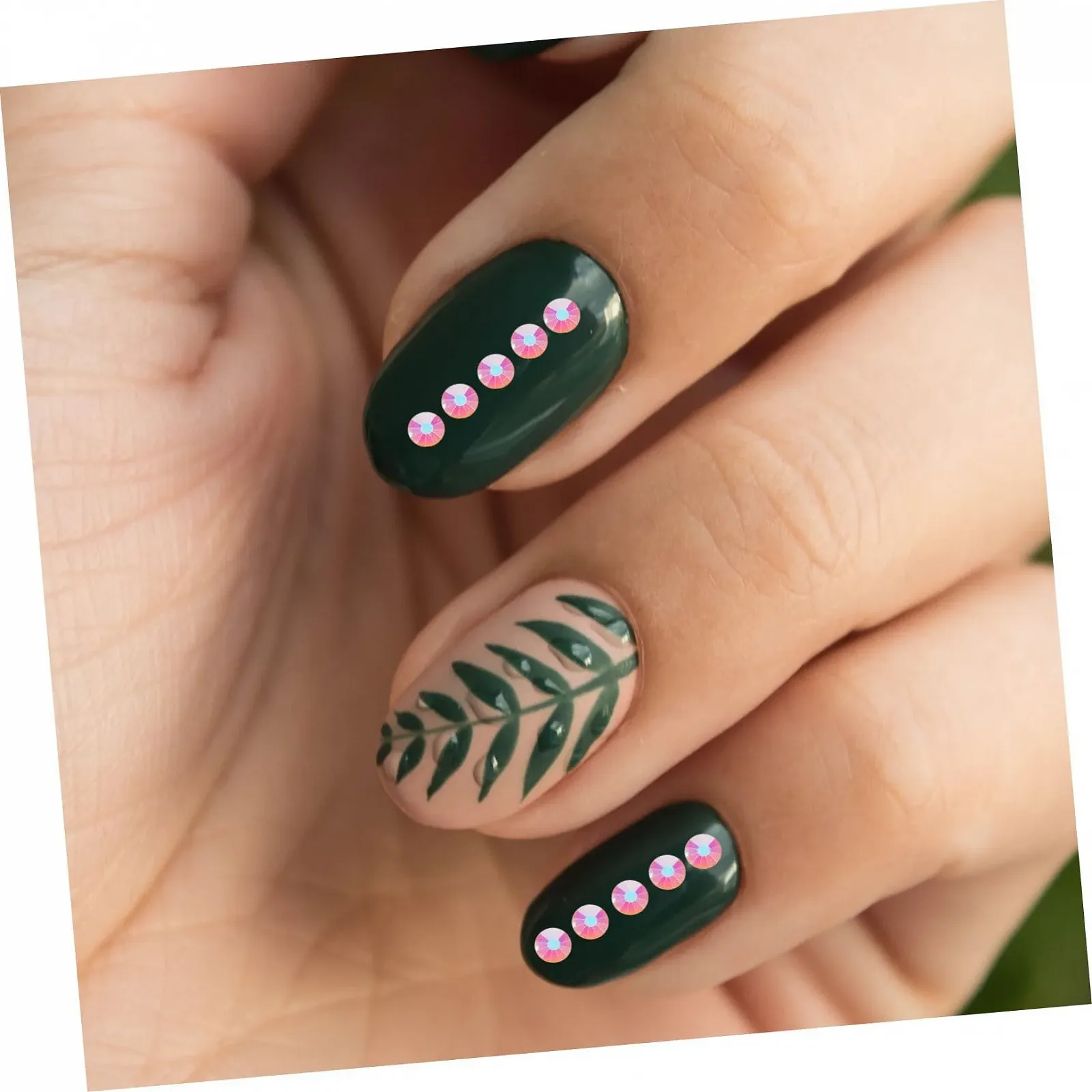 Стрази для нігтів Beavorty плоскі, DIY прикраси, підходять для початківців, для натуральних і штучних нігтів, фото №9