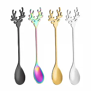 Ложка Миксерная Moose, Нержавеющая сталь 4 шт - Фото 1