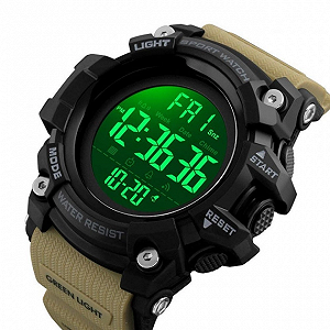 Часы наручные Skmei 1384 Оriginal Khaki 1384KH Мужские synthetic.ua - Фото 1