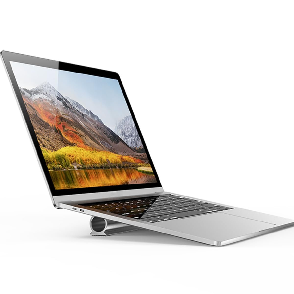 Підставка для ноутбука алюмінієва з організацією кабелів Нековзна Нахил Ергономічна для ноутбуків Міцна Легка для столу та ліжка, фото №5 Підставка для ноутбука алюмінієва з організацією кабелів Нековзна Нахил Ергономічна для ноутбуків Міцна Легка для столу та ліжка, фото №5