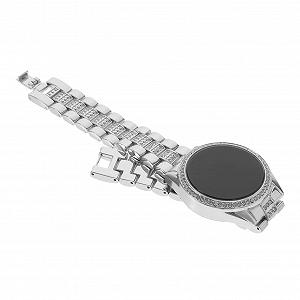 Купить Женские часы OATIPHO Цифровые со стразами Серебристый - Фото 1 Женские часы OATIPHO Цифровые со стразами Серебристый - Фото 1