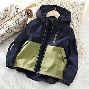 Куртка с капюшоном Mjjsk для мальчиков, повседневная, мягкая, ветрозащитная synthetic.ua - Фото 1