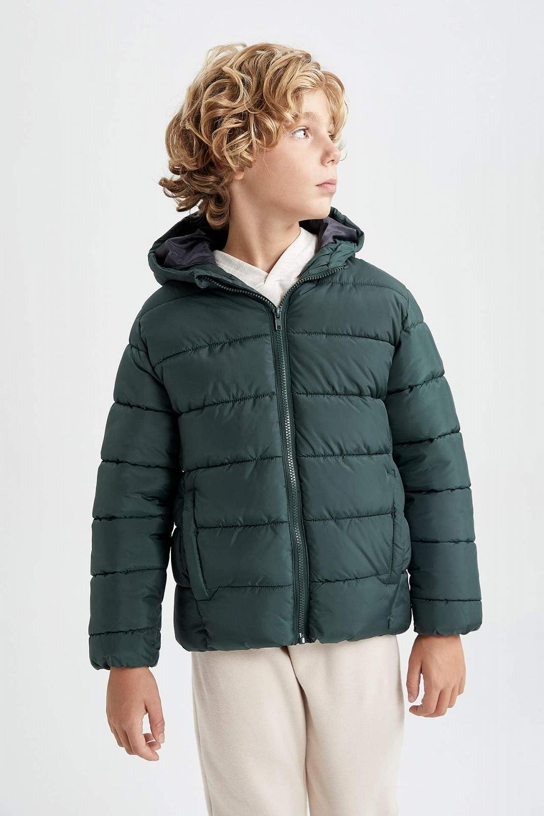 Зимняя куртка DeFacto для мальчиков, стандартный крой, с капюшоном, фото №7 Зимняя куртка DeFacto для мальчиков, стандартный крой, с капюшоном, фото №7