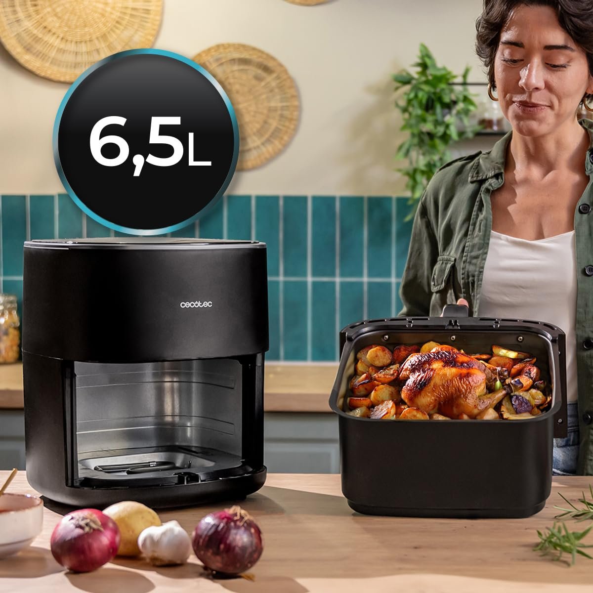 Мультипечь-гриль Cecotec Cecofry&Grill Duoheat 6500 6.5 л 2200 Вт 40-200°C 12 программ, фото №8 Мультипечь-гриль Cecotec Cecofry&Grill Duoheat 6500 6.5 л 2200 Вт 40-200°C 12 программ, фото №8