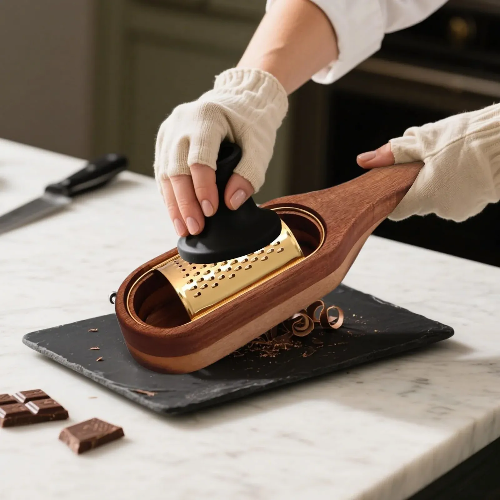 Терка-бокс для кухні з багатофункціональною ручкою з корпусом для зберігання продуктів, фото №9 Терка-бокс для кухні з багатофункціональною ручкою з корпусом для зберігання продуктів, фото №9