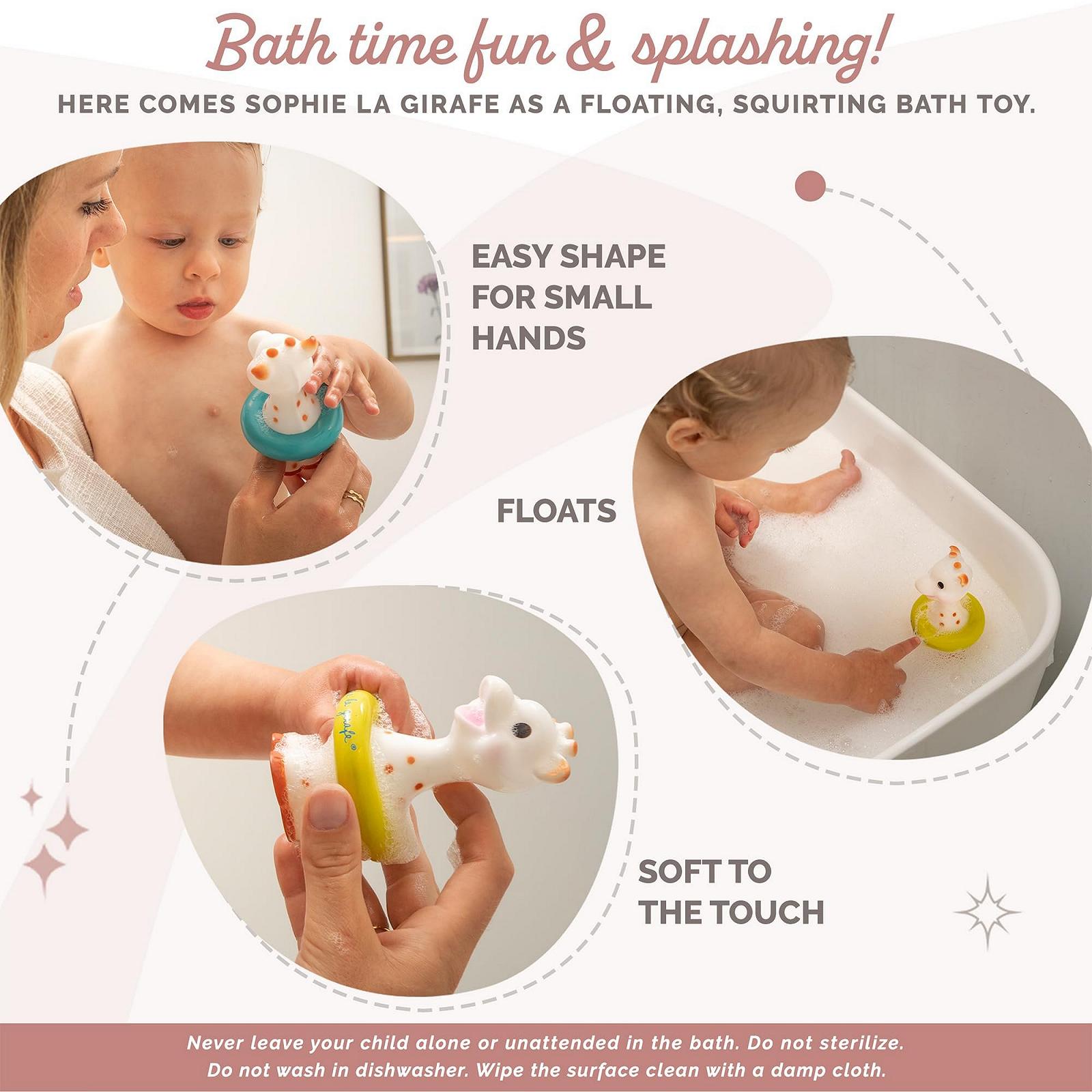Игрушка для ванны Жирафа Софи Подарочный набор, фото №7