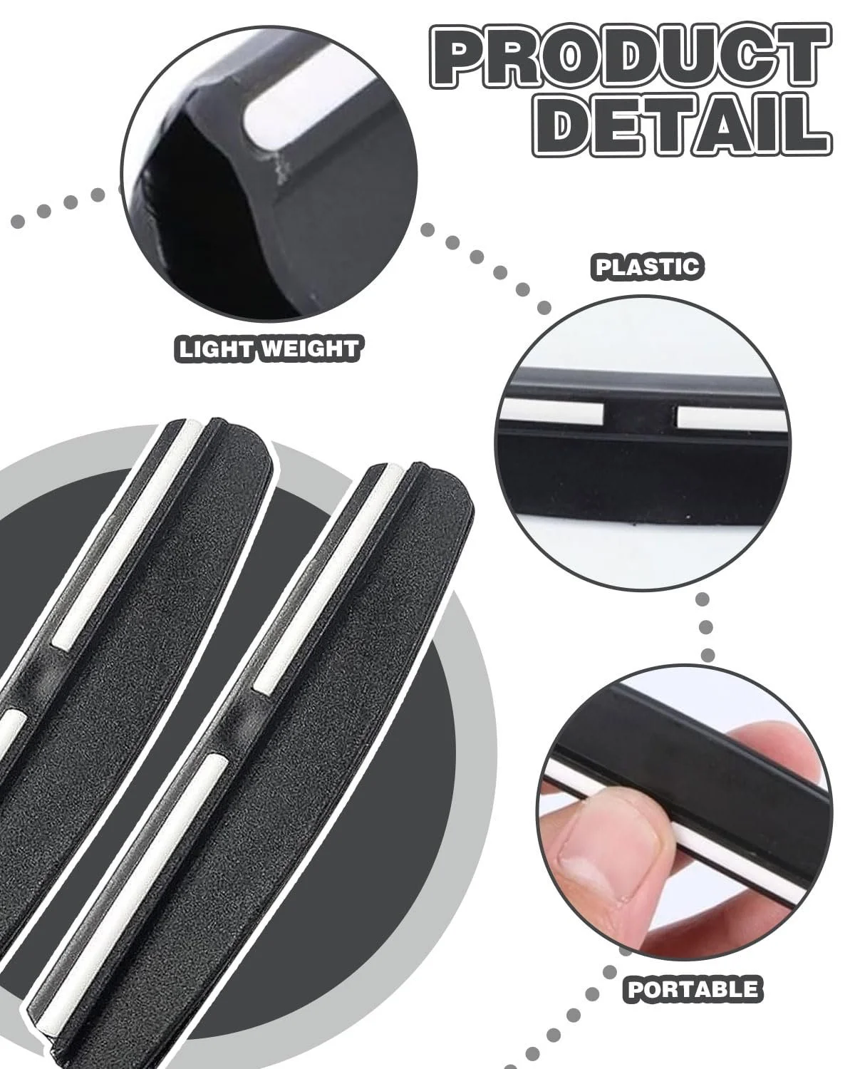 Направляющая для заточки ножей LEEQ BCR набор 2 шт керамическая, фото №3