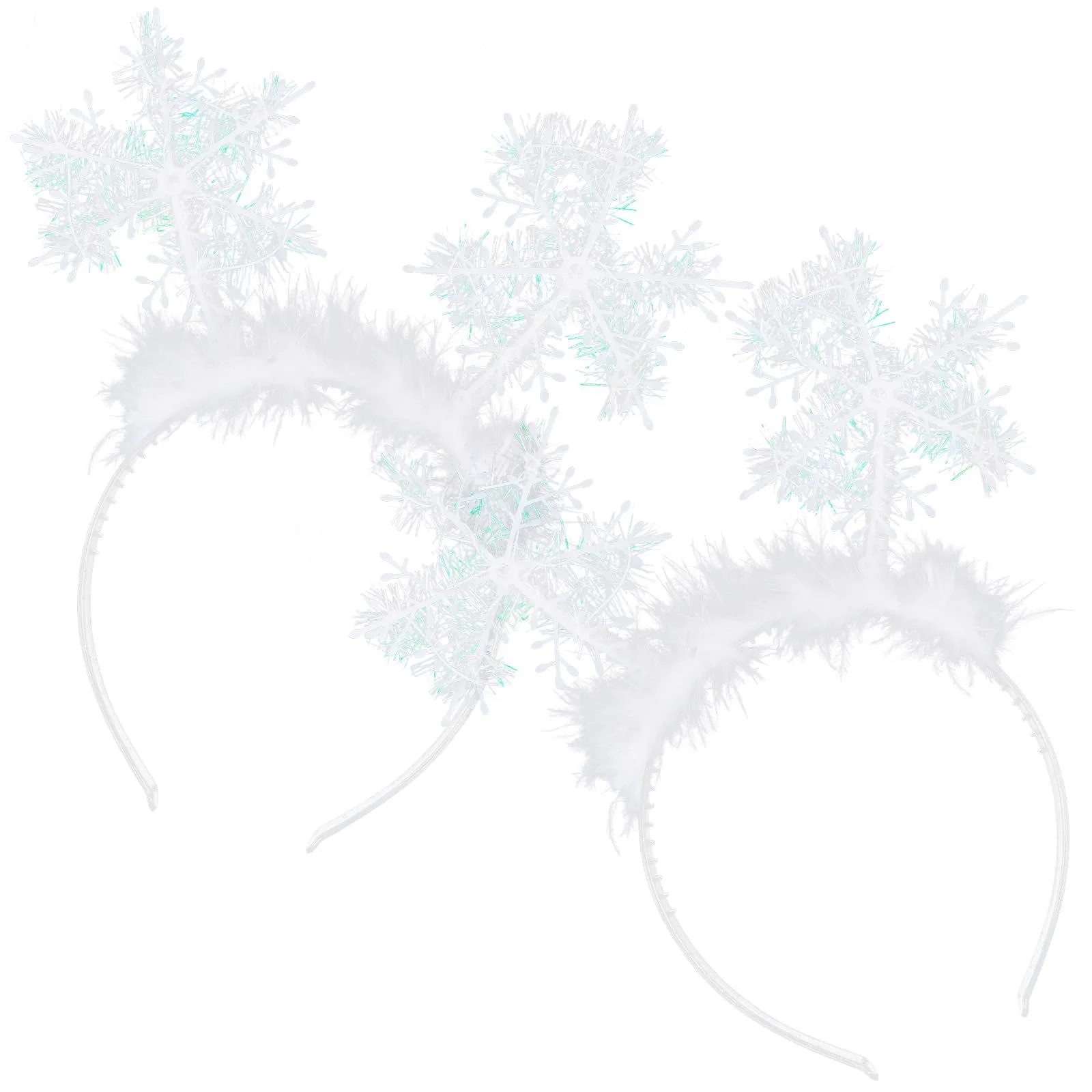 Набір Різдвяних обручів з сніжинками (2 шт), фото №1