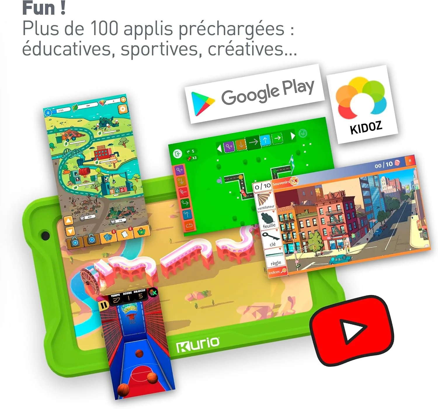 Планшет 7" KURIO KO1023 (2+4)/32 ГБ 4 ядер Android 13 3200 mAh Черный, фото №5 Планшет 7" KURIO KO1023 (2+4)/32 ГБ 4 ядер Android 13 3200 mAh Черный, фото №5