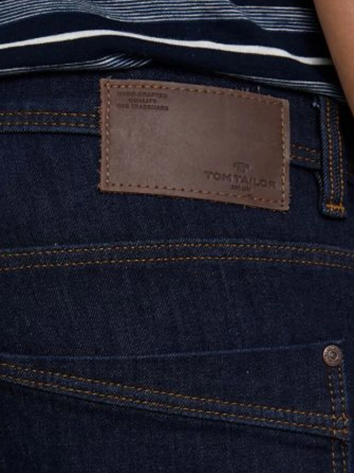 Джинси Josh regular slim jeans 1024148-10138 Tom Tailor Темно-синій  M, фото №3