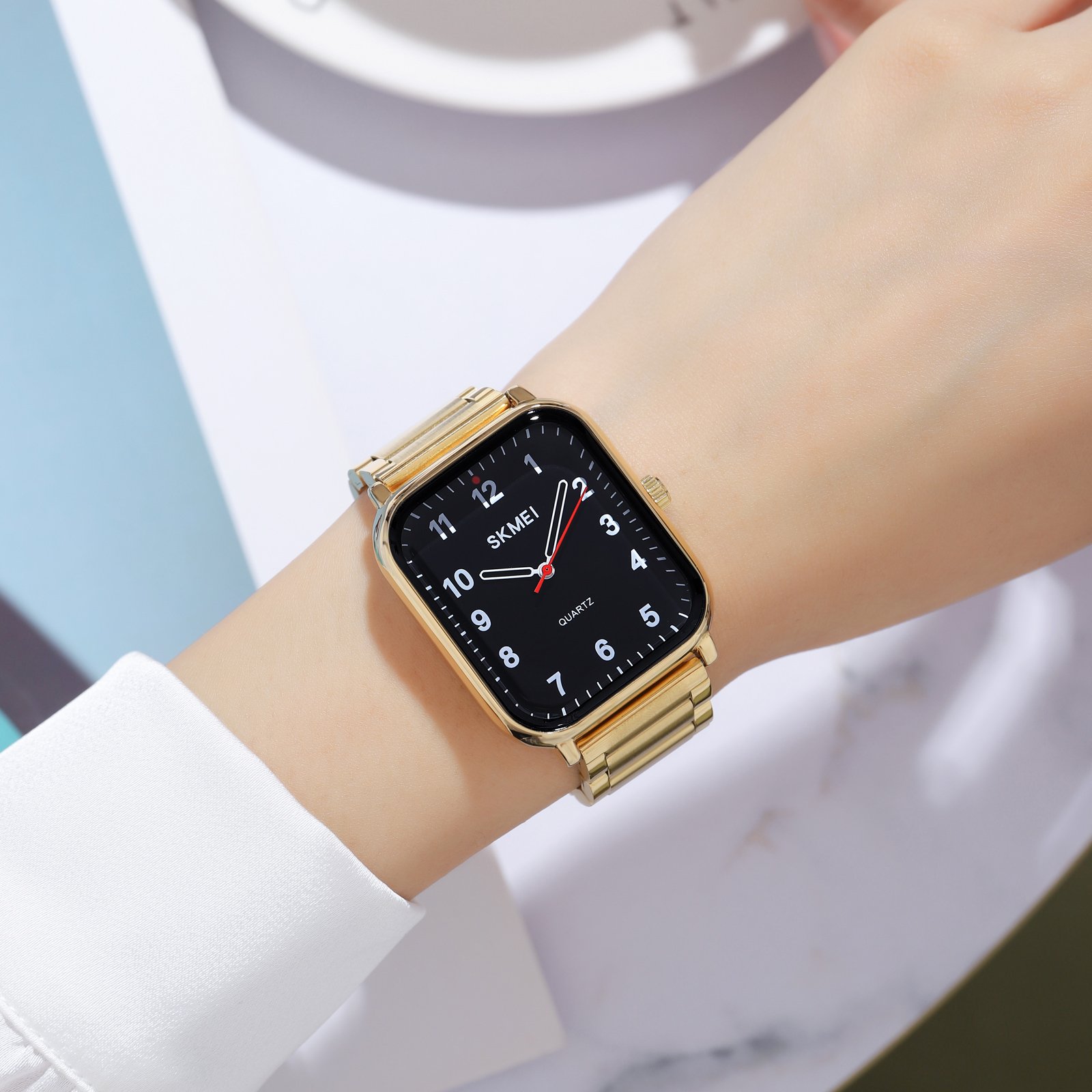 Годинник Skmei 1954GDBK Gold-Black SALE, фото №3