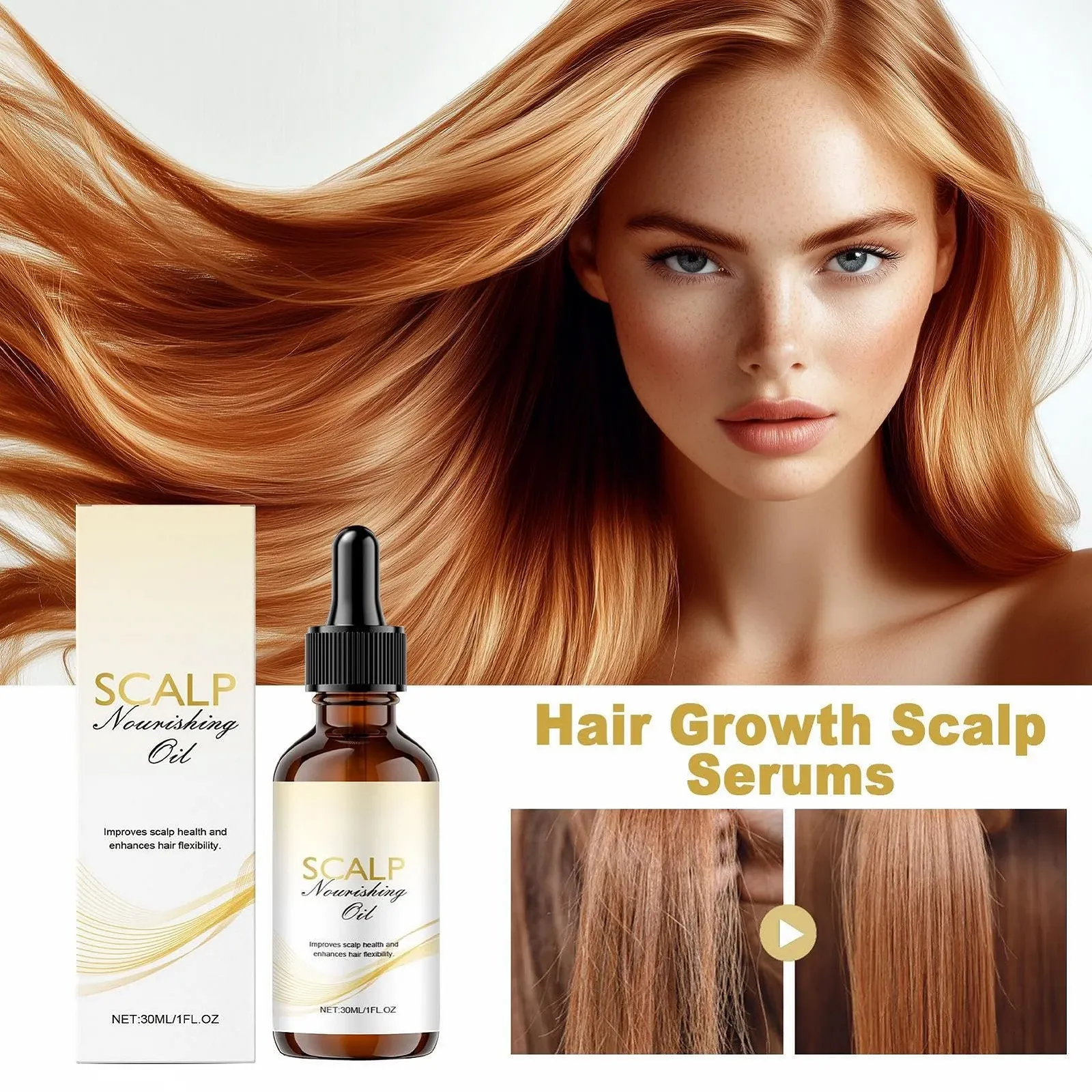 Олія для росту волосся zjhukfmc, 30 мл, фото №3