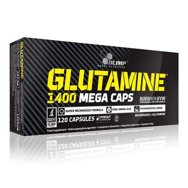 L-глютамин Olimp L-Glutamine Mega Caps 120, фото №1