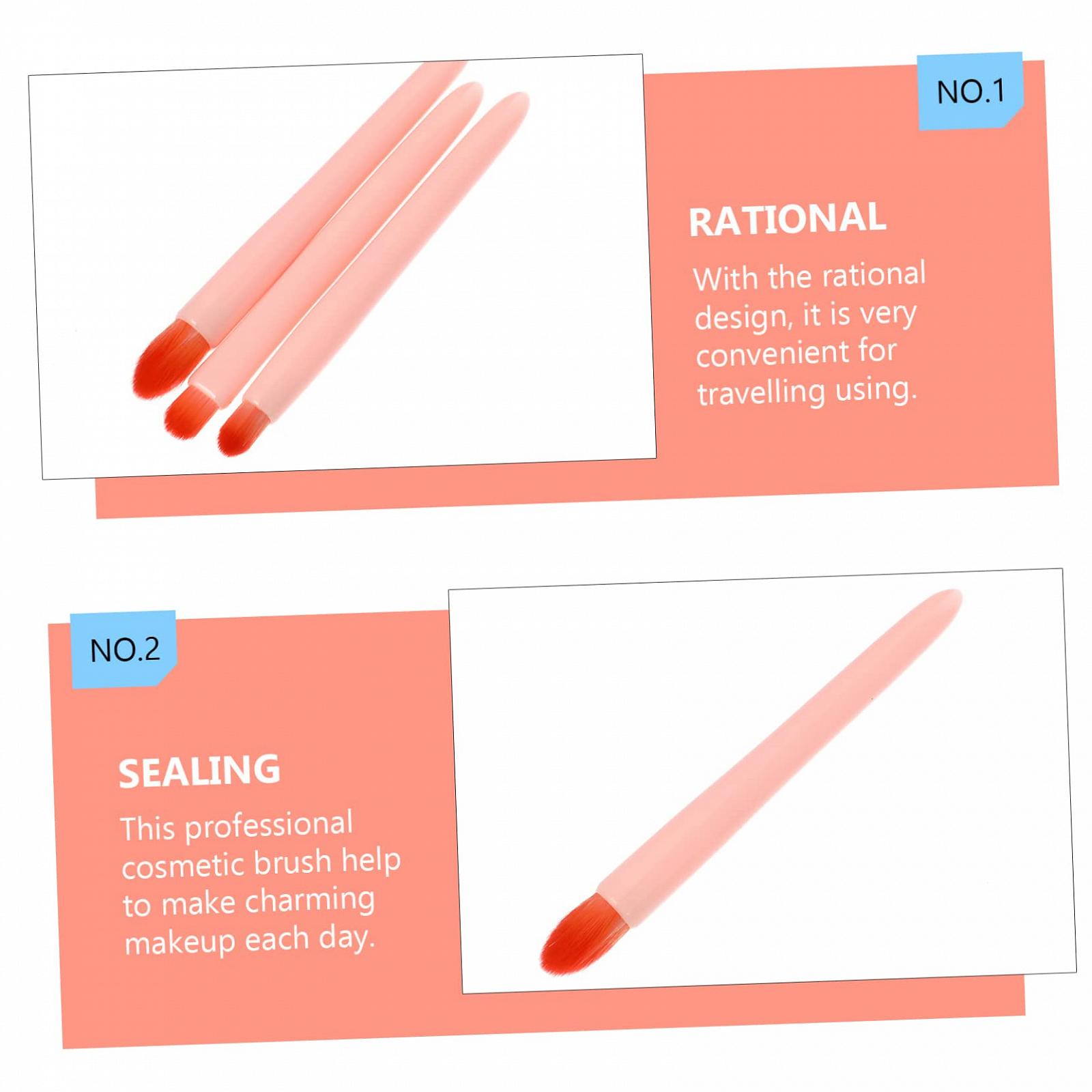 Набір Angoily Makeup Brush Professional Makeup Case 3 коробки для макіяжу рум'яна для щік жінка дзеркальний кейс, фото №6