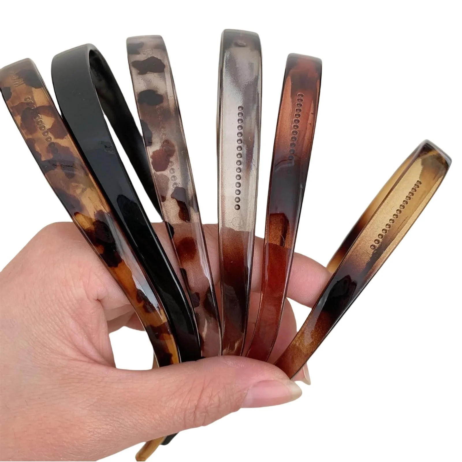 Набір з 6 широких обручів для волосся, фото №1