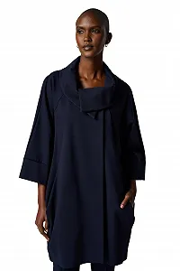 Купити Пальто Joseph Ribkoff 153302 Синій - Фото 1 Пальто Joseph Ribkoff 153302 Синій - Фото 1