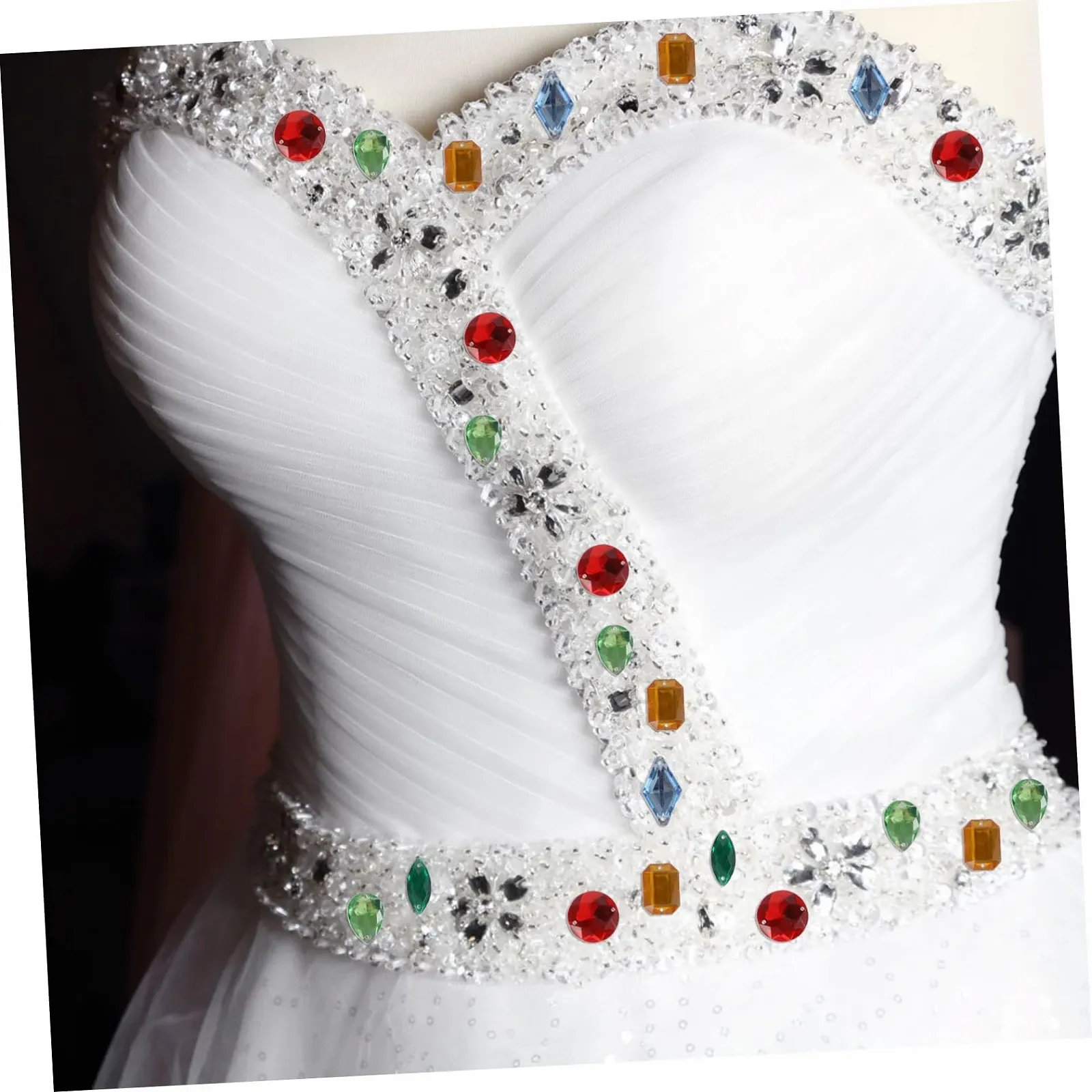 Стрази POPETPOP Craft Mit Flachen для прикраси взуття та одягу, підходять для рукоділля та зберігання в коробці, фото №4