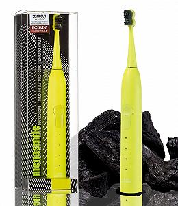 Звукова зубна щітка Megasmile Sonic Black Whitening II 4 режими Технологія ACP Yellow - Фото 1