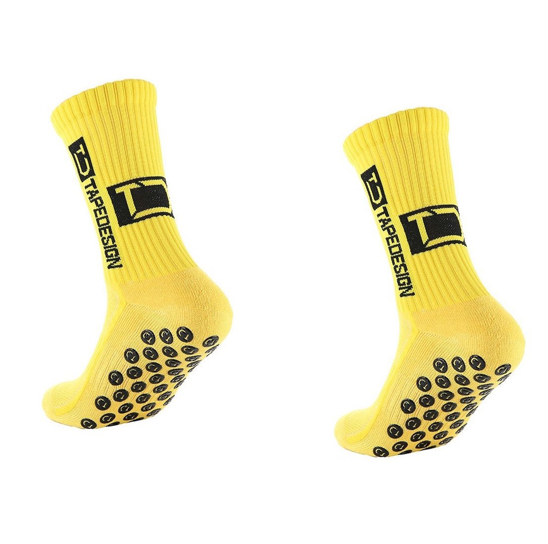 Шкарпетки FOOTBALL TapeDesign Жовтий 39-44, фото №1