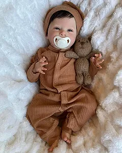 Лялька Zero Pam / 45 см / Reborn Baby Boy / Силіконова / Реалістична synthetic.ua - Фото 1