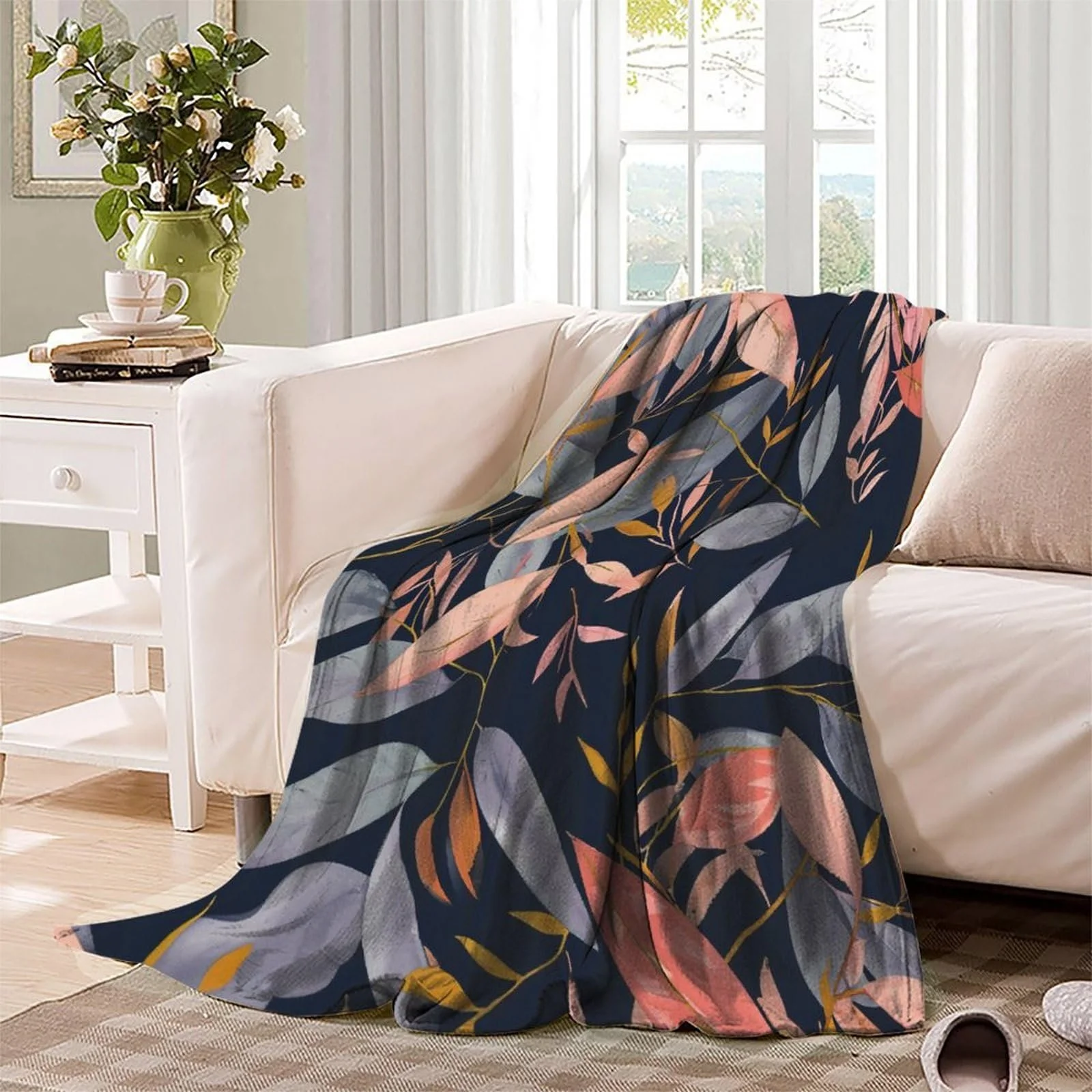 Покривало Botany М'яка Пухнаста Дихаюча Тепла Фланелева Флісова Ідеально підходить для дивана ліжка 3D друк 180 x 200 см, фото №3