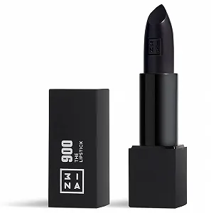 Помада для губ 3INA MAKEUP The Lipstick 900 / Напівматова / Чорна
