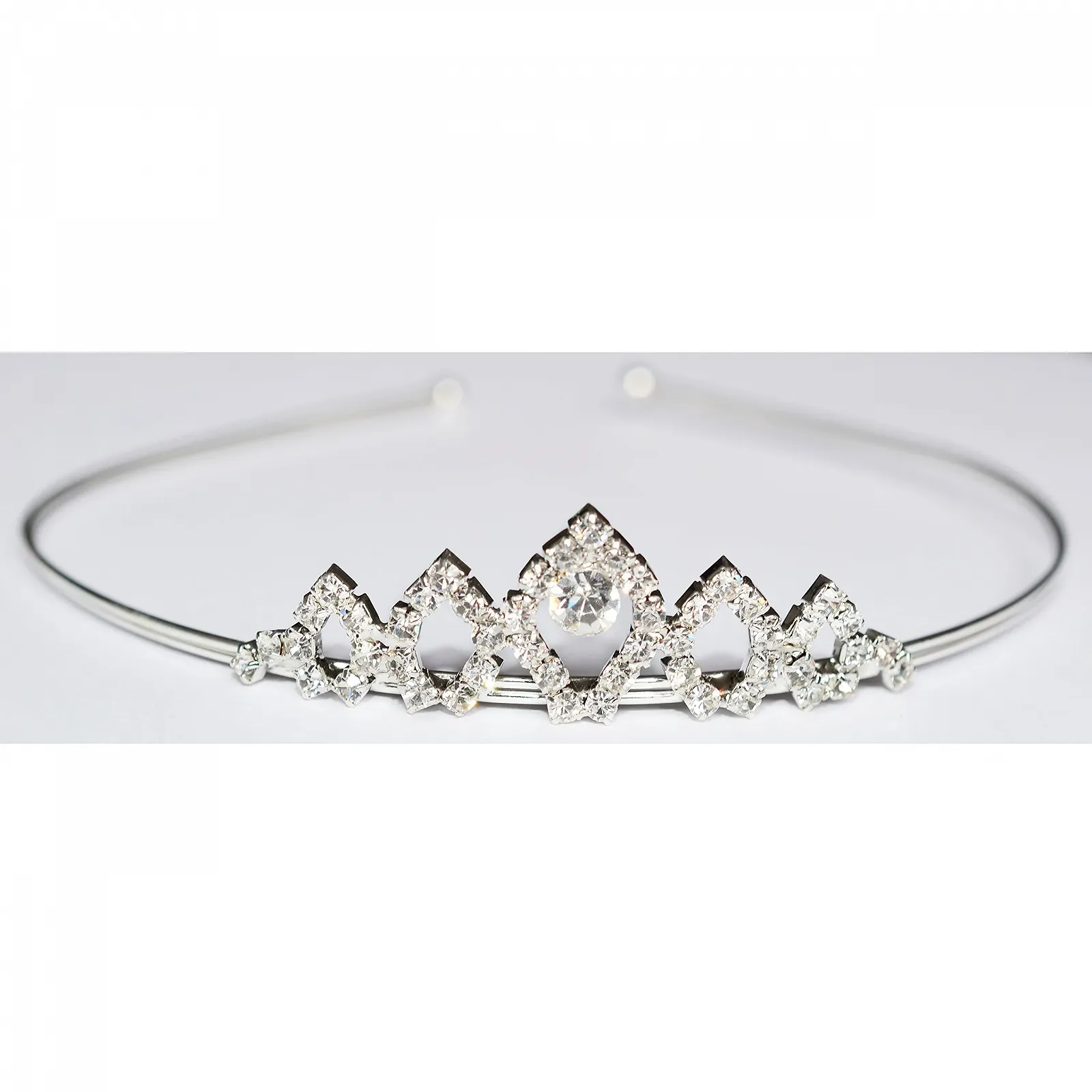 Обруч Miya Діадема з короною та кришталевими стразами, фото №1