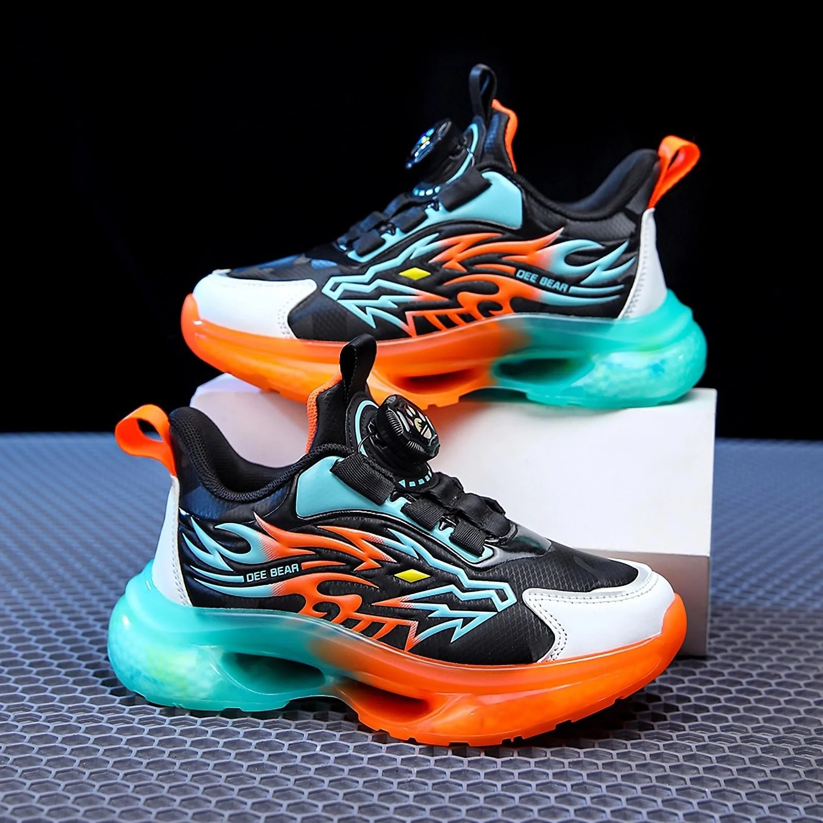 Детские Кроссовки для мальчиков и девочек Спортивная обувь Кроссовки для бега с поворотной ручкой и нескользящей подошвой с воздушной подушкой, фото №7 Детские Кроссовки для мальчиков и девочек Спортивная обувь Кроссовки для бега с поворотной ручкой и нескользящей подошвой с воздушной подушкой, фото №7