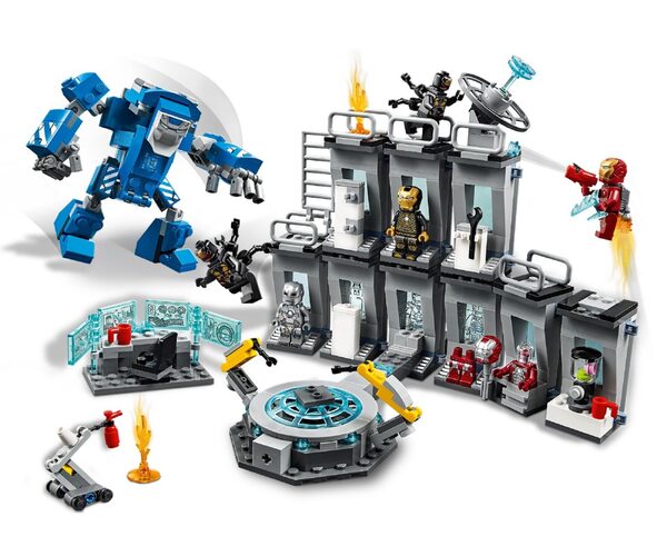 Конструктор LEGO Super Heroes Лаборатория Железного Человека 76125, фото №4 Конструктор LEGO Super Heroes Лаборатория Железного Человека 76125, фото №4