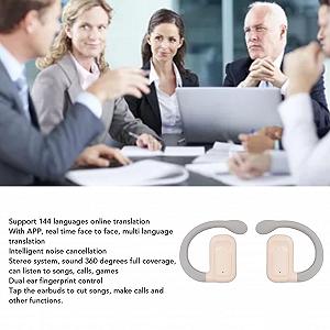 Навушники для перекладу мов, 144 онлайн-переклади мов, Bluetooth 5.3 synthetic.ua - Фото 1