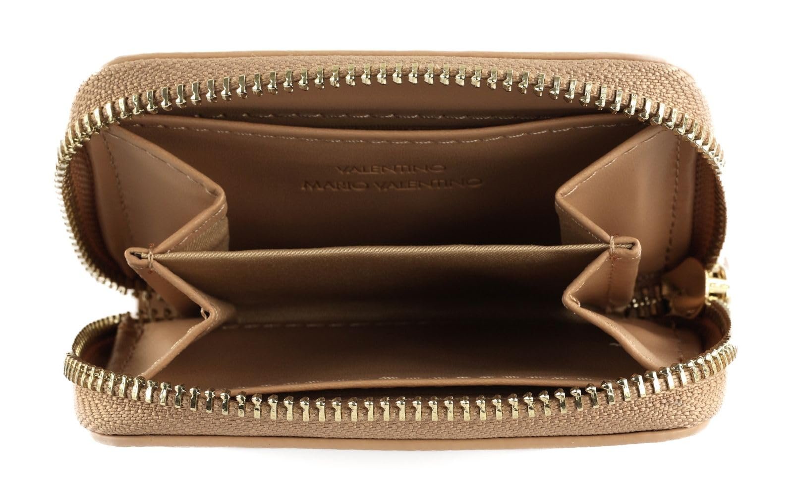Кошелек VALENTINO Special Martu с молнией Бежевый, бежевый, современный, фото №2