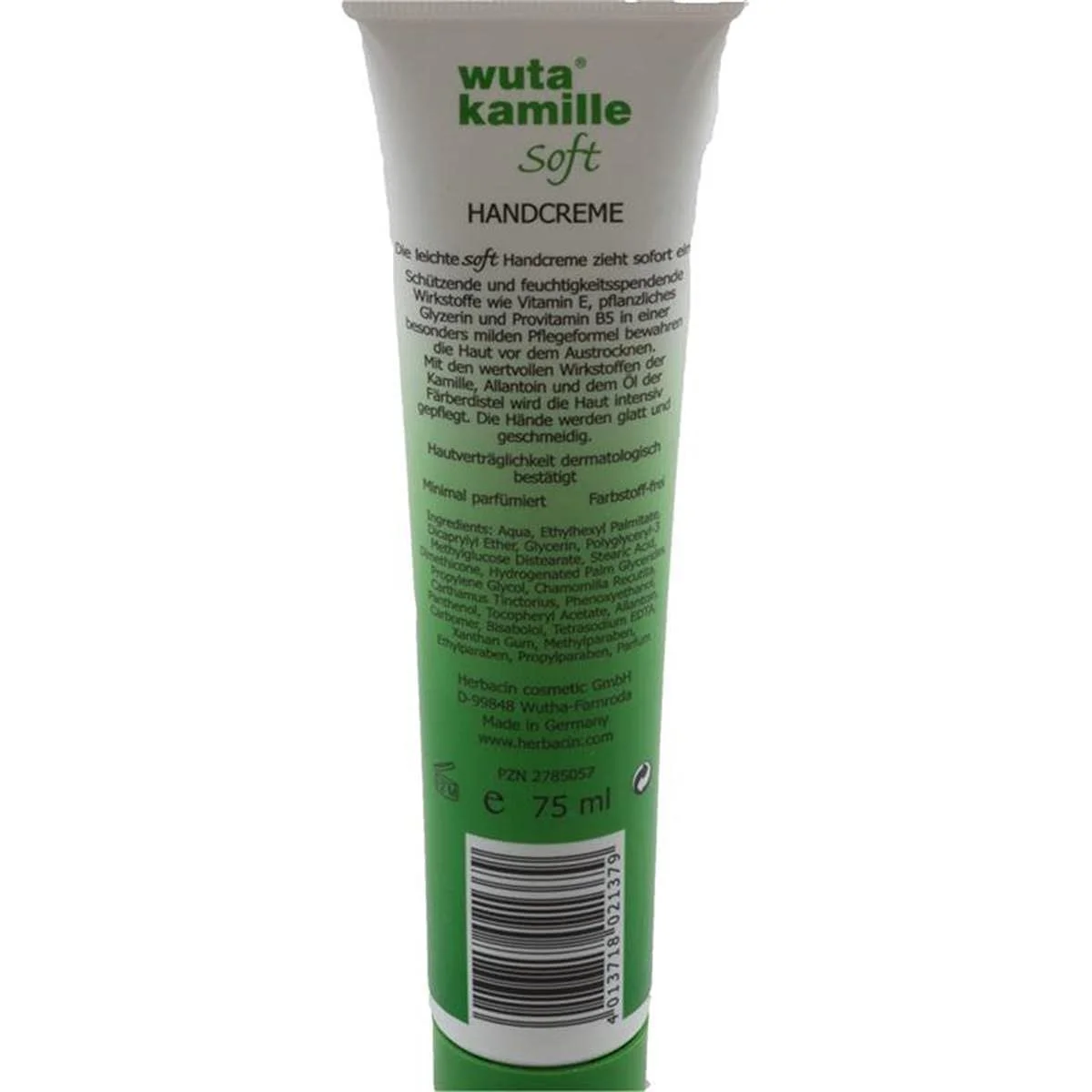 Крем для рук Wuta Chamomile Soft з пантенолом 75 мл, фото №2 Крем для рук Wuta Chamomile Soft з пантенолом 75 мл, фото №2