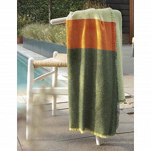 Плед Biederlack Great Green Легкий літній плед 130 x 170 см synthetic.ua - Фото 1