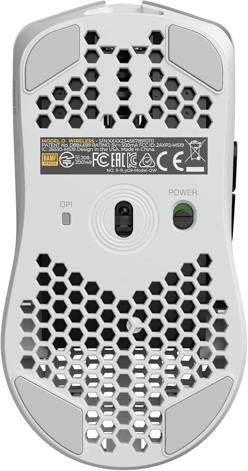 Ігрова дротова мишка Glorious Model O Wireless Біла, фото №5