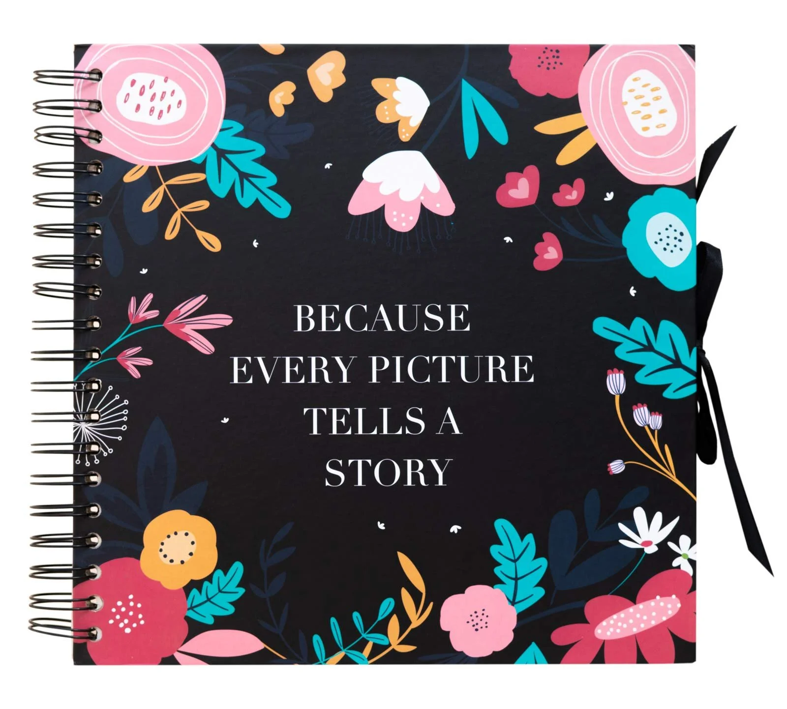 Альбом для вырезок Grupo Erik Flowers 26 x 26 см, 40 страниц, белый, черный, фото №1 Альбом для вырезок Grupo Erik Flowers 26 x 26 см, 40 страниц, белый, черный, фото №1