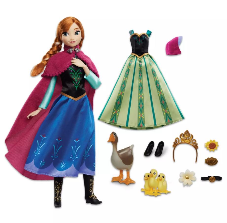 лялька Анна з додатковою сукнею та аксесуарами Anna Disney Story Doll – Frozen, фото №2