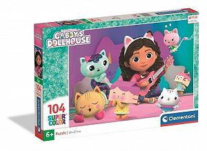Купить Пазл Clementoni Gabby's Dollhouse 104 элемента (25033) - Фото 1 Пазл Clementoni Gabby's Dollhouse 104 элемента (25033) - Фото 1