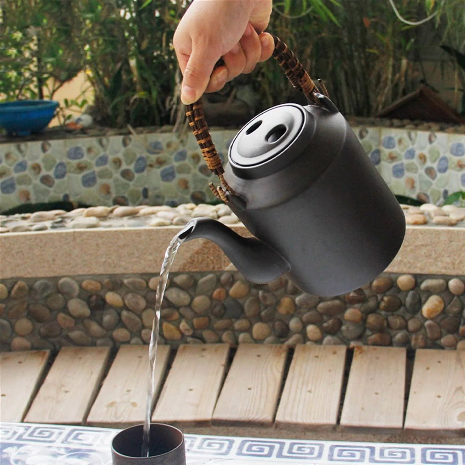 Чайник Керамічний Великої Ємності 1600 мл Ретро Дизайн, фото №6 Чайник Керамічний Великої Ємності 1600 мл Ретро Дизайн, фото №6