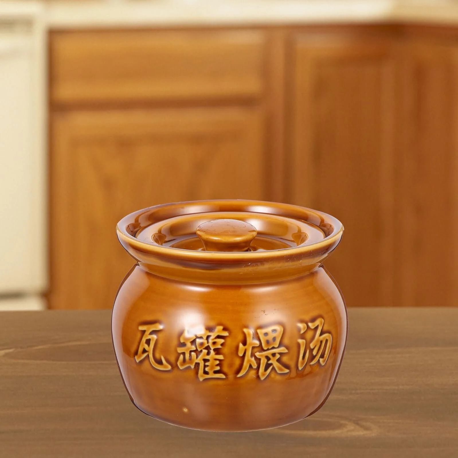 Кастрюля-вок керамическая Коричневая Антипригарная Коричневая/Черная, фото №5