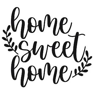 Наклейка на стіну GRAZDesign Home Sweet Home 34 x 30 см Чорний synthetic.ua - Фото 1