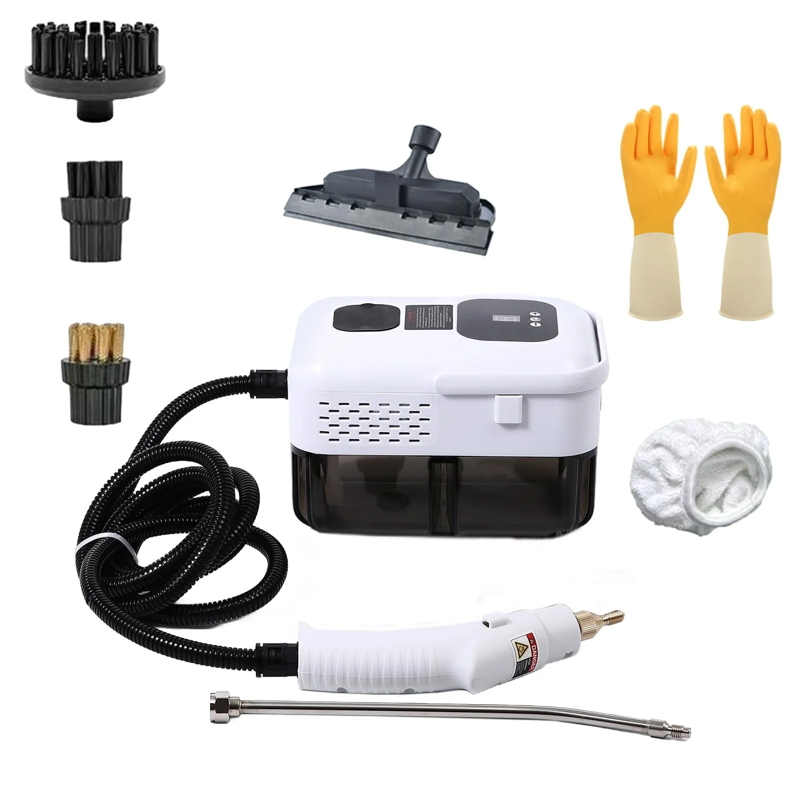 Пароочисник ручний 2500 W 3.0 Bar 1200 ml, фото №1