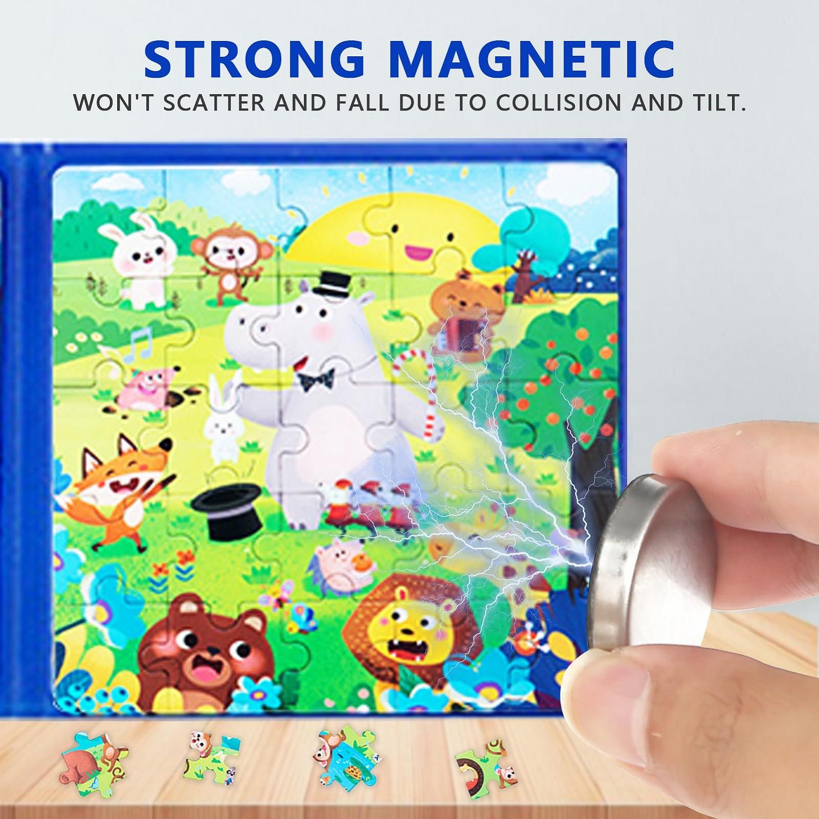 Магнитный пазл Shinybox Дитячий Дорожня гра Обучающая игрушка для детей в машину и самолет, фото №4