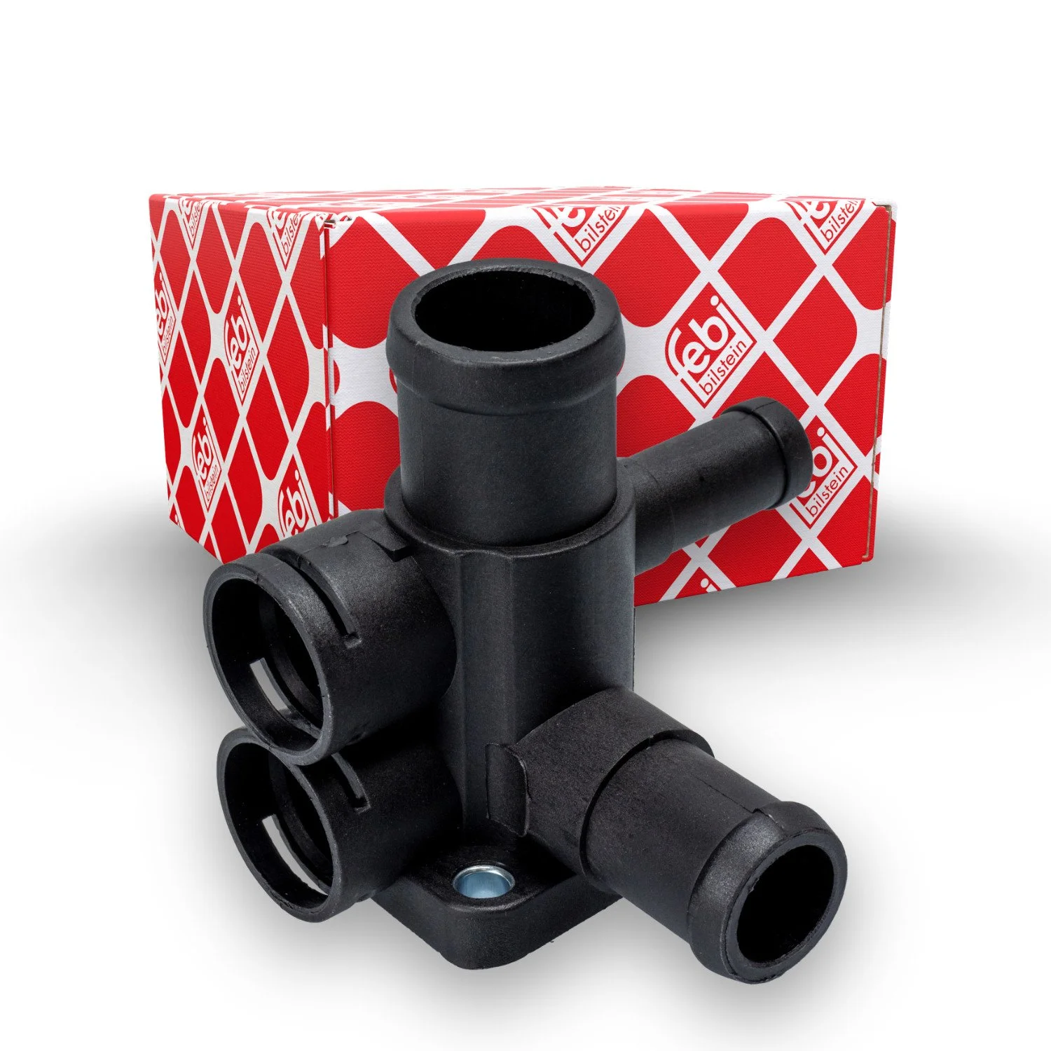 Фланець охолоджуючої рідини FEBI BILSTEIN 18242 для VW, передній, фото №1 Фланець охолоджуючої рідини FEBI BILSTEIN 18242 для VW, передній, фото №1